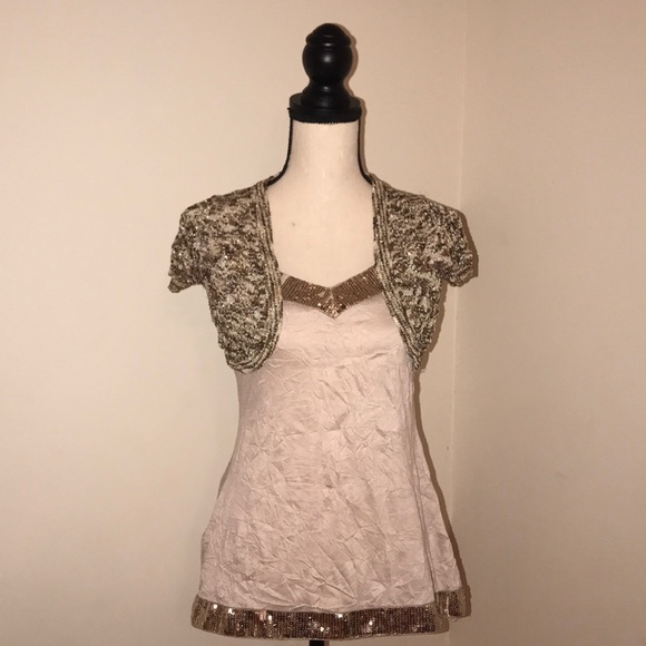 Arden B Tops - ✨Sequined Cami Top & Shrug Combo. Arden B. Size XS